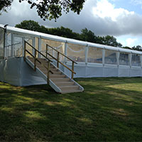 Marquee entrances by Monnow Marquees