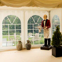 A welcome entrance by Monnow Marquees