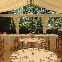 Marquee hire for afternoon parties and christenings