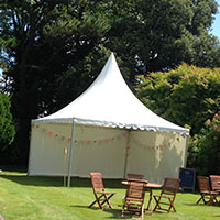 Small marquees and gazebos