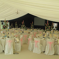 Rural Wedding marquee 
