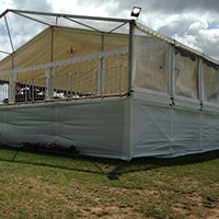 Marquee hire for TV and film production companies