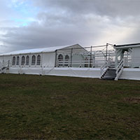 Marquee hire for TV and film production companies